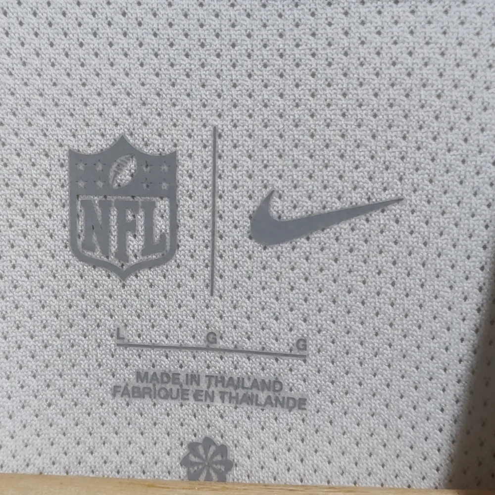 NFL Chicago Bears Nike Coaches Sideline L/S White 1/4 Zip Jacket Golf Men's Sz L